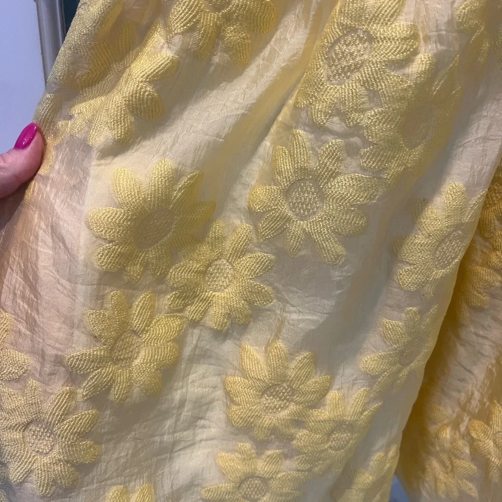 Talulah Yellow Floral Baby Doll Dress - Sz M NWOT - Picture 2 of 5